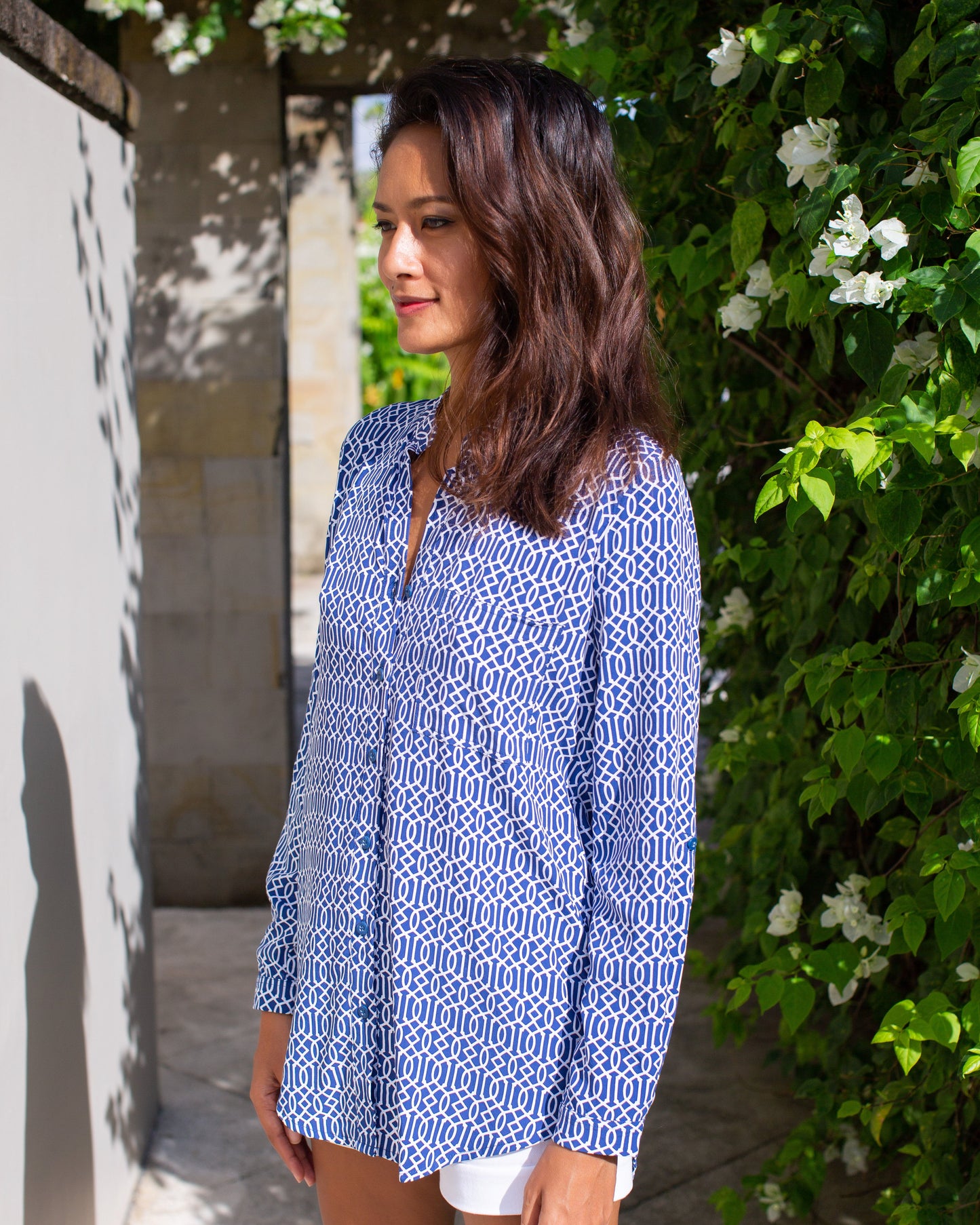 Eden Top - Midnight Blue Como