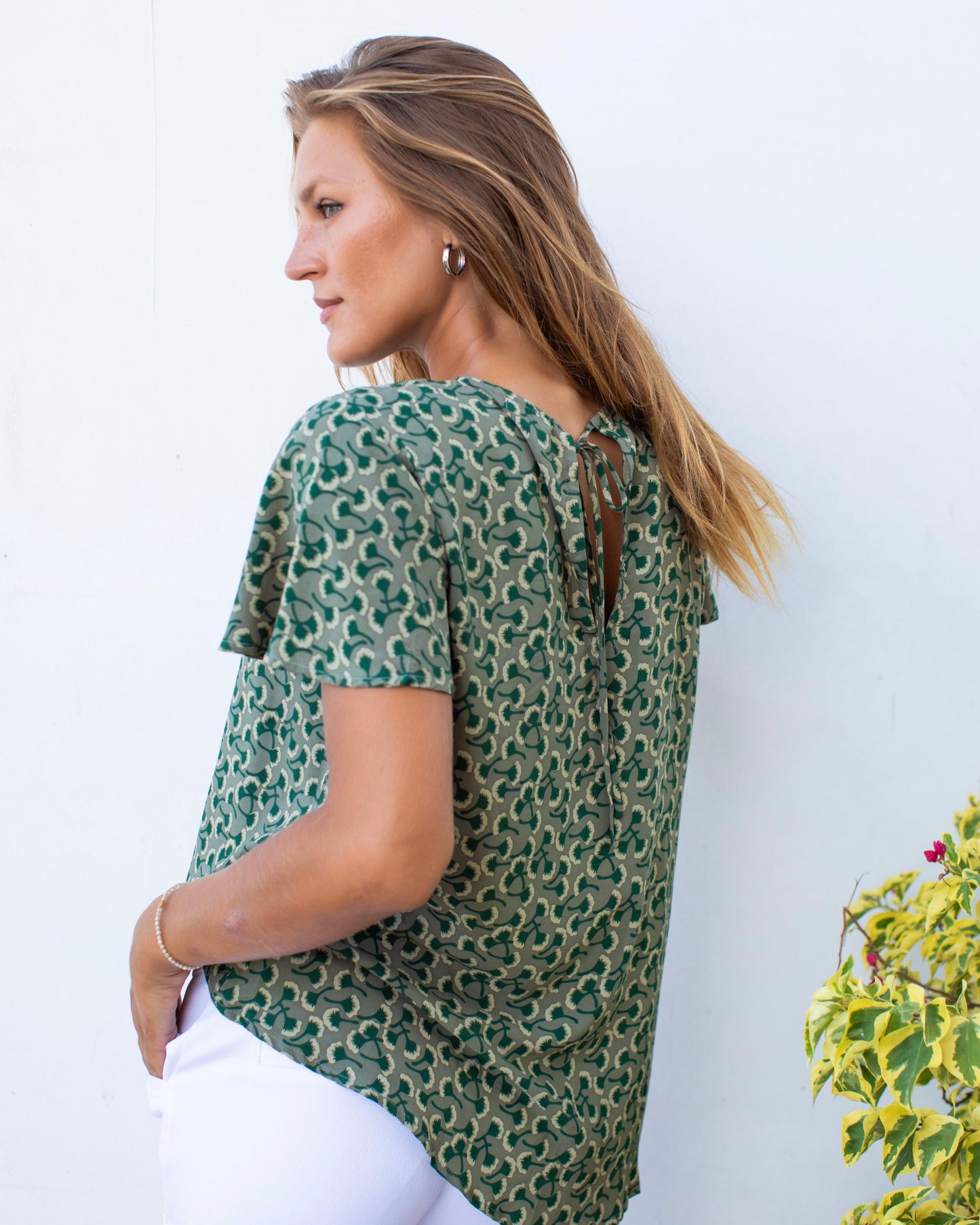 Mimi Top - Khaki Ginko