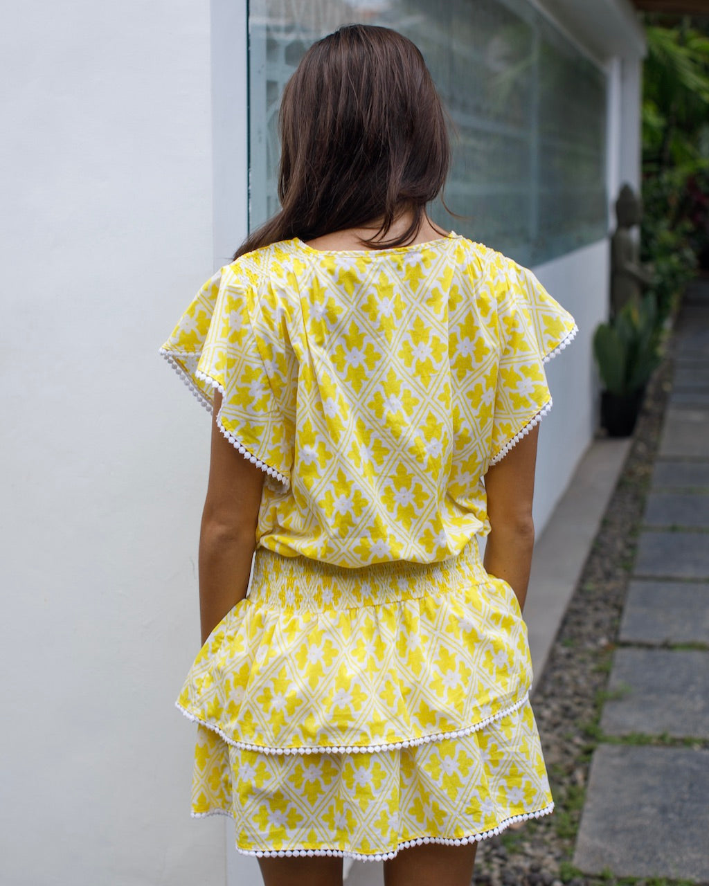Saffie Kaftan - Yellow Regency Cotton