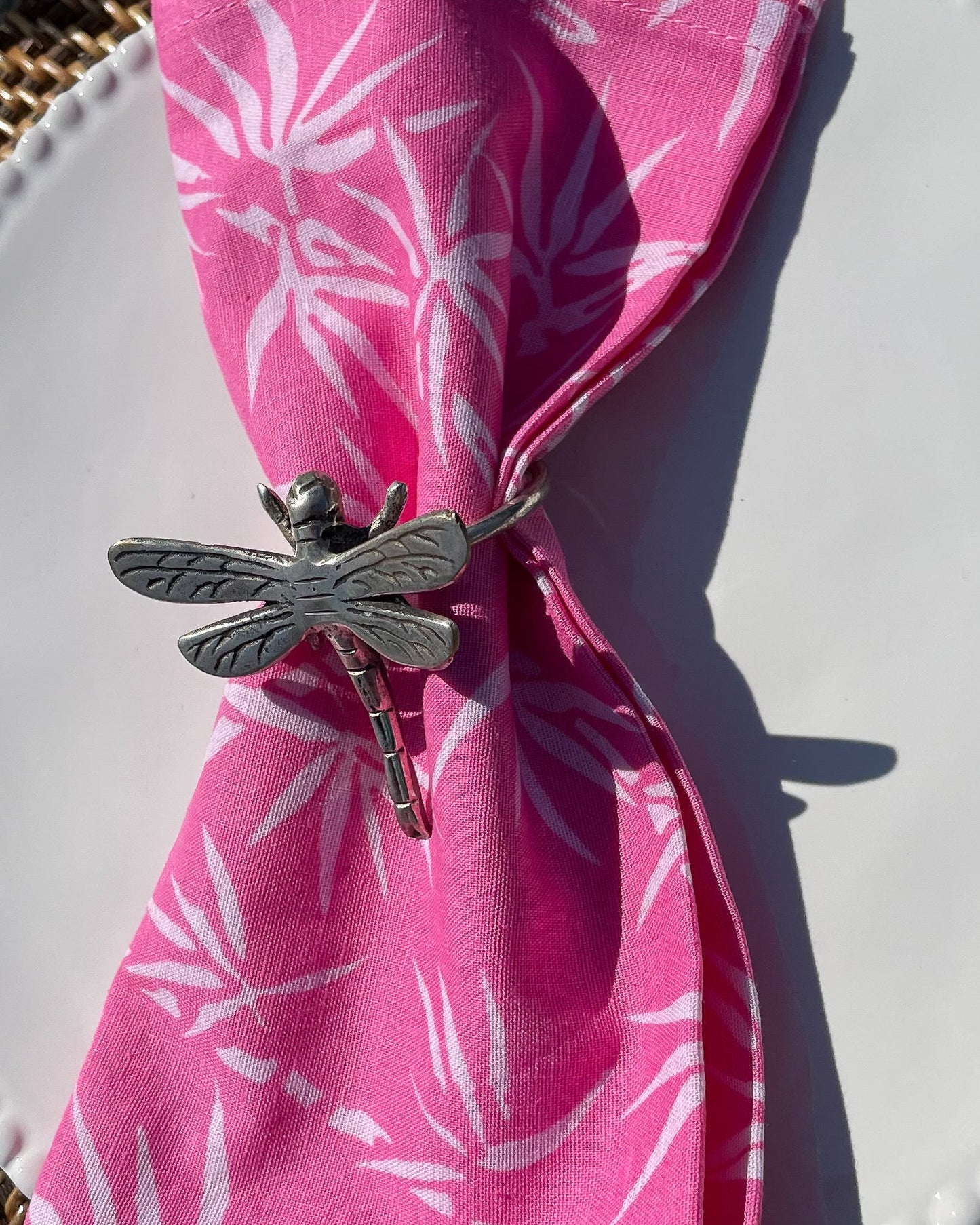 Napkins - Pink Bamboo (Set of 4)