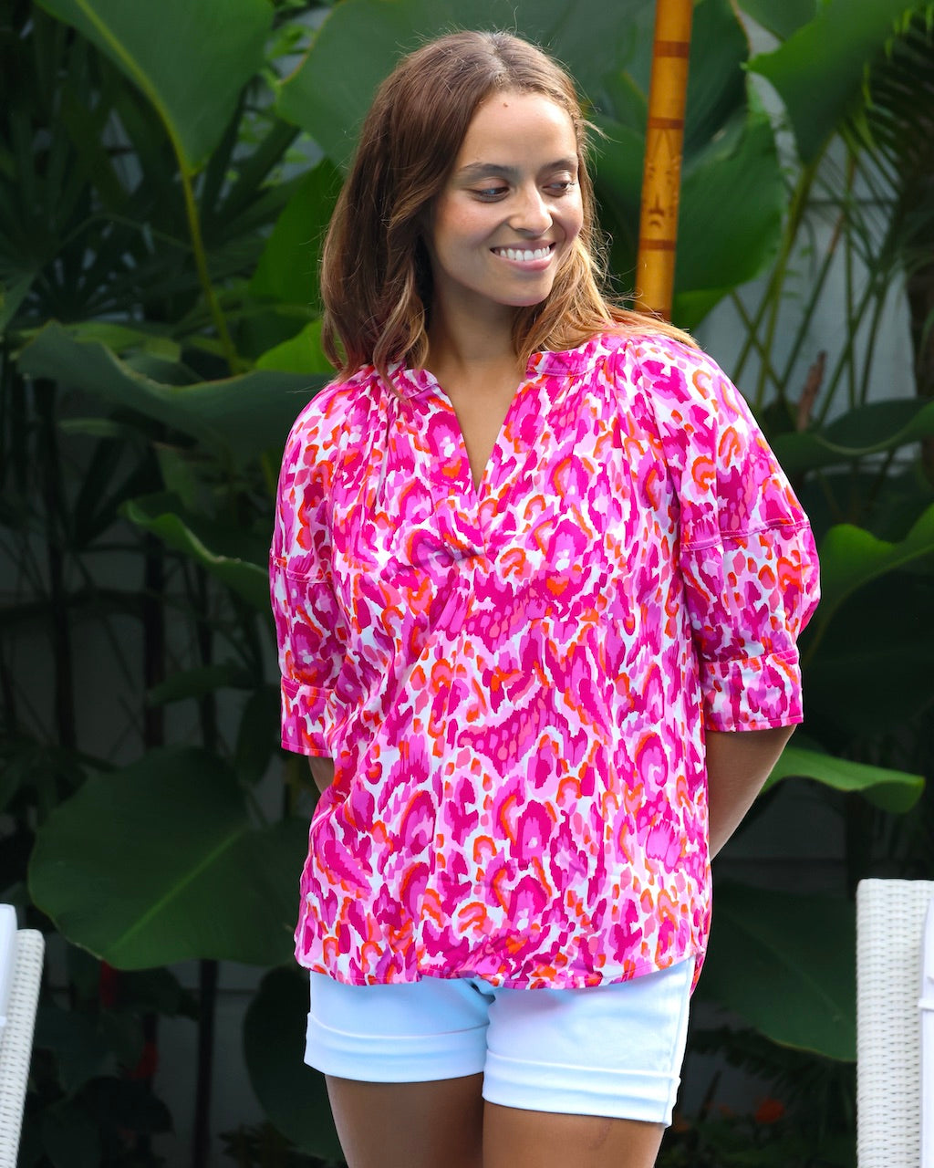 Claudia Top - Monet Pink