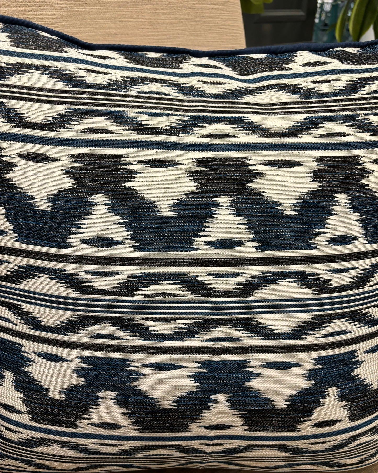 Riau Navy Cushion Cover