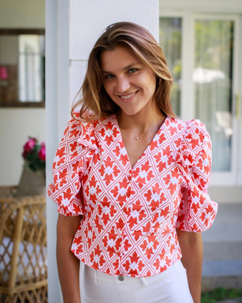 Esme Top - Orange Regency