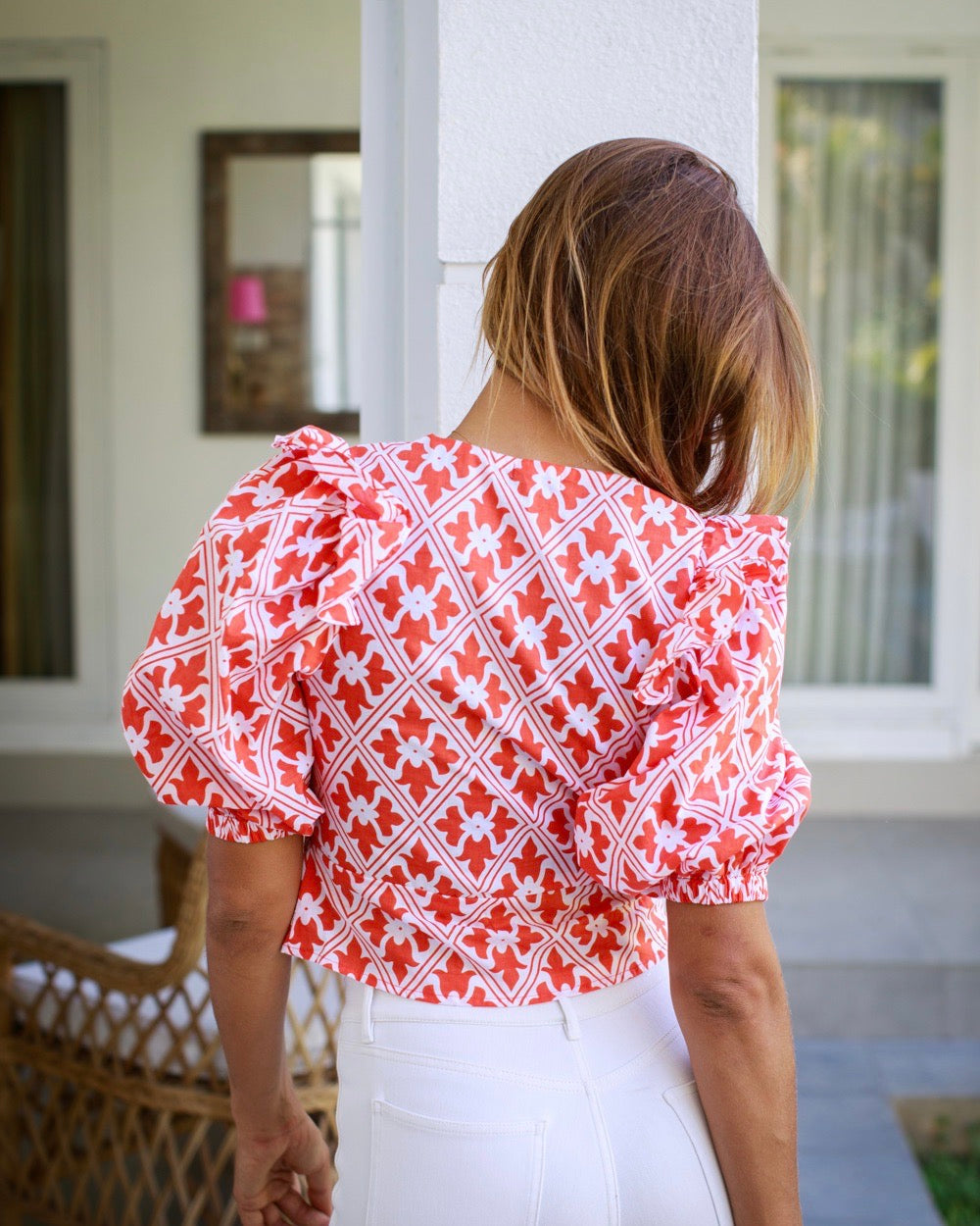 Esme Top - Orange Regency