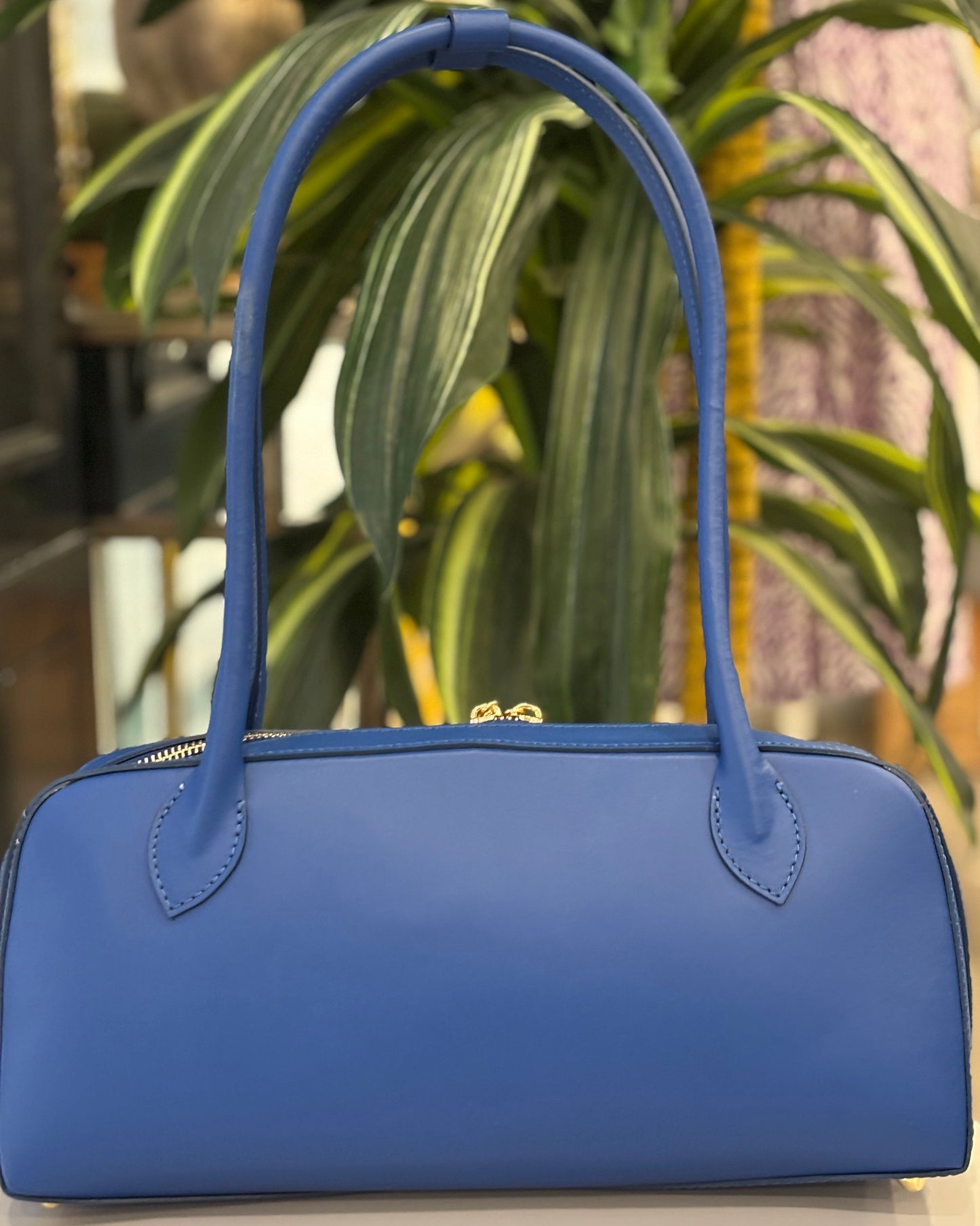 Padova Leather Bag - Cobalt