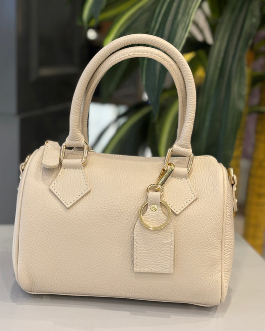 Rapallo Leather Bag - Cream