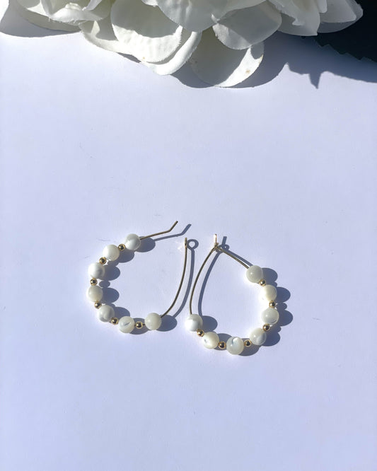 Oulad Earrings - Beaded Hoop