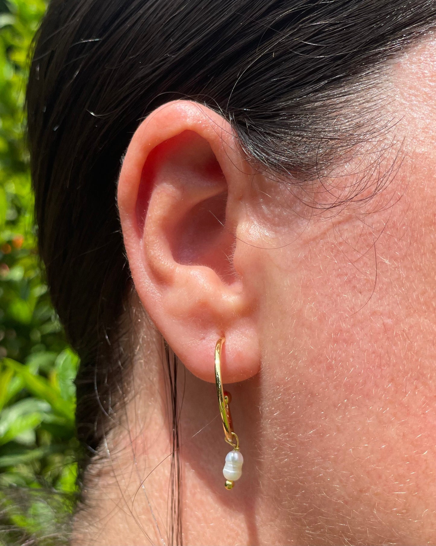 Oulad Earrings - Pearl Pendant