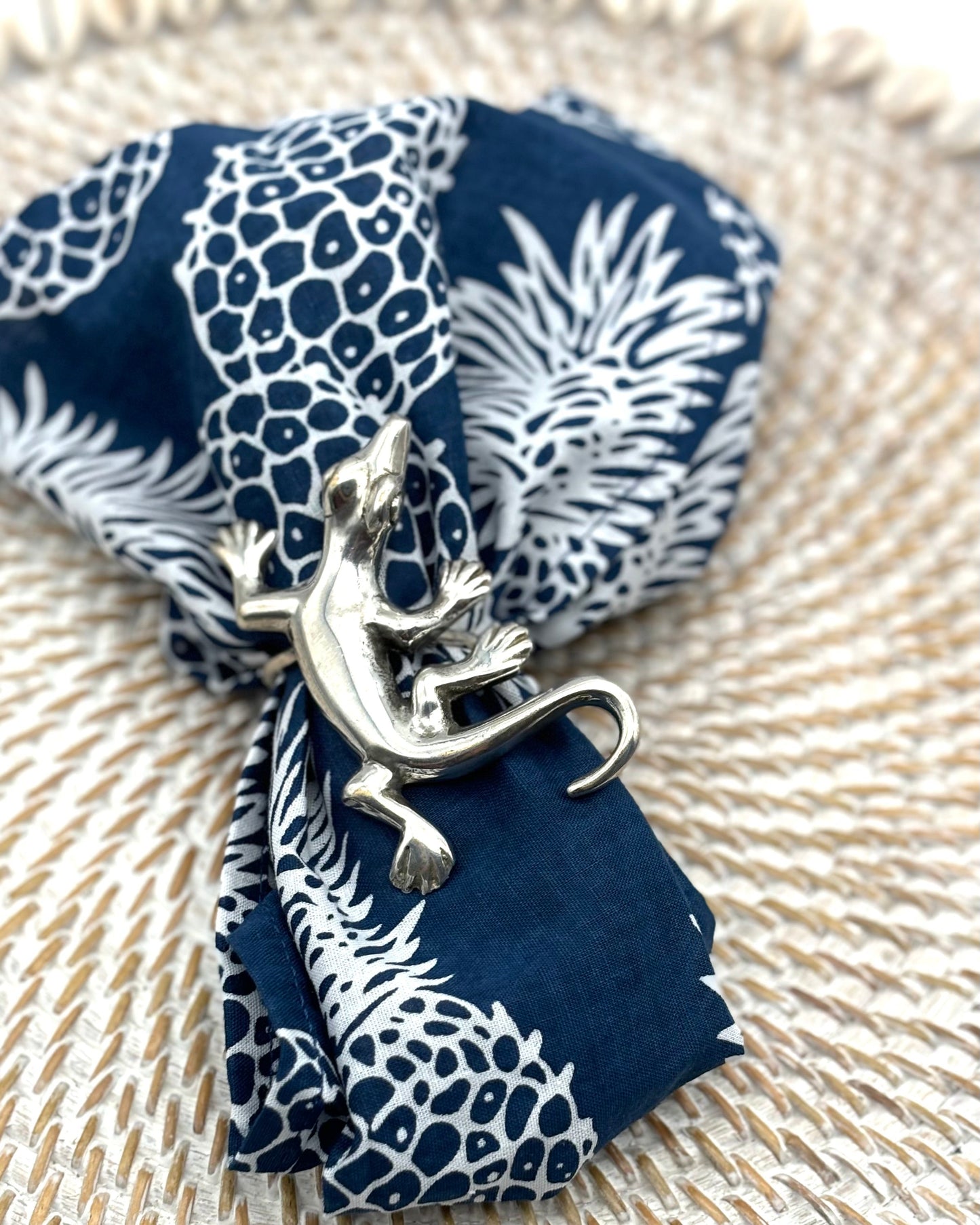 Gecko Napkin Rings - Set of 2