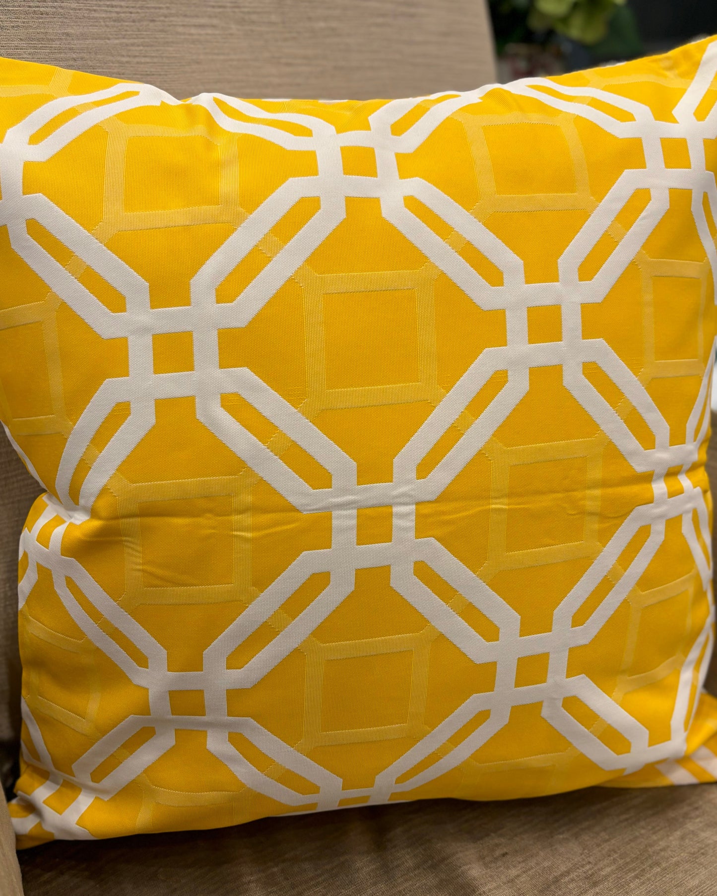 Capri Outdoor Cushion Cover - Yellow Link