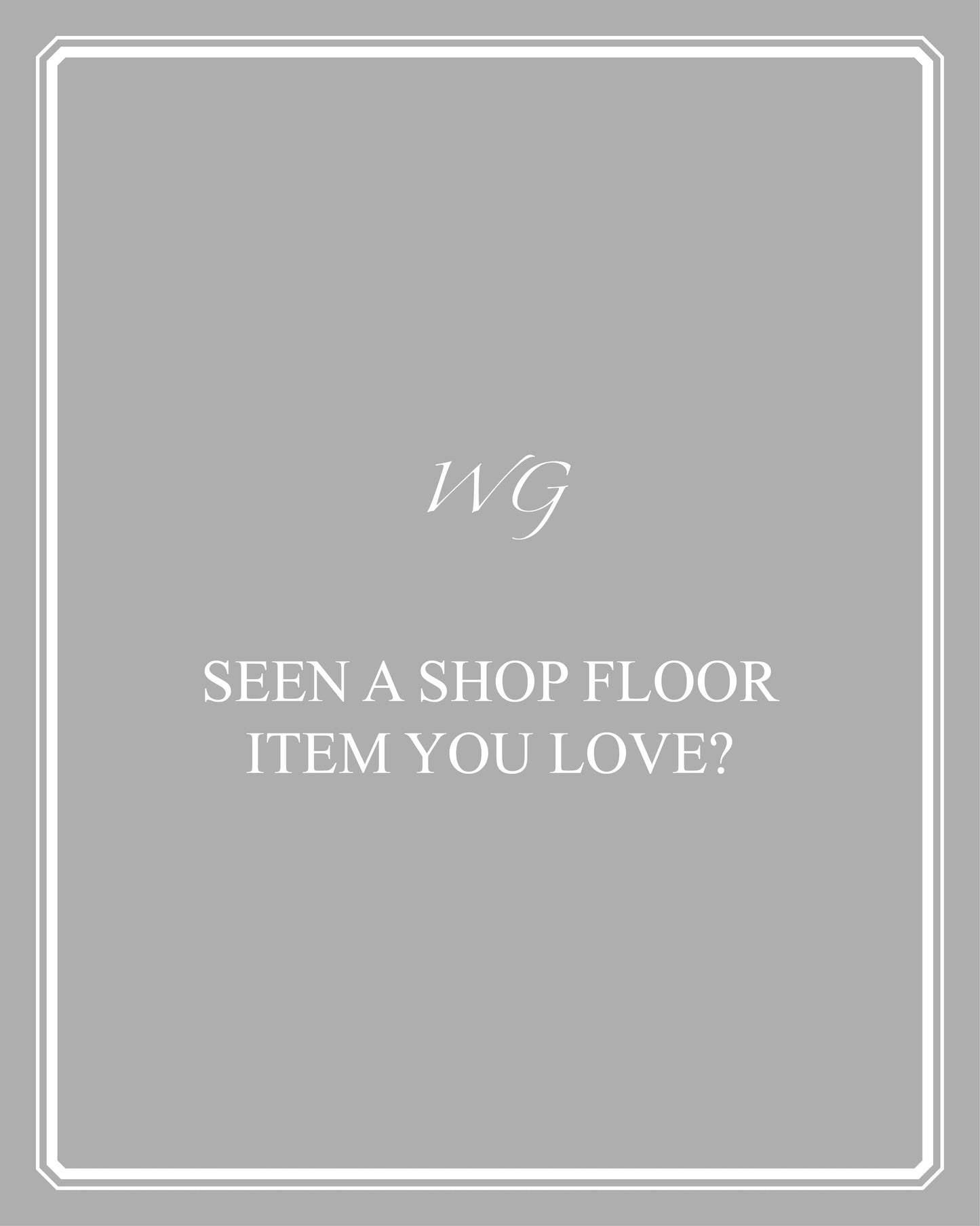 SHOP FLOOR ITEM