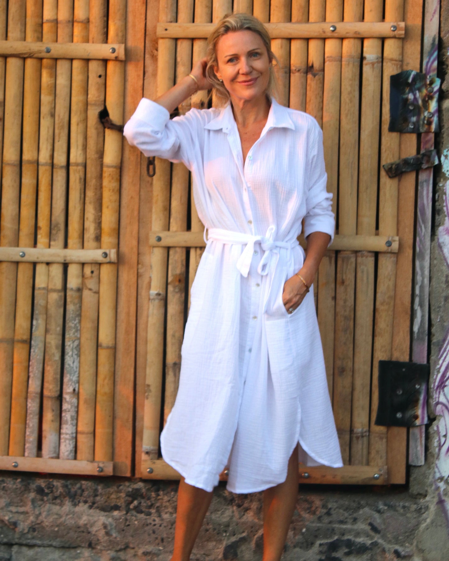 Sadie Dress - White