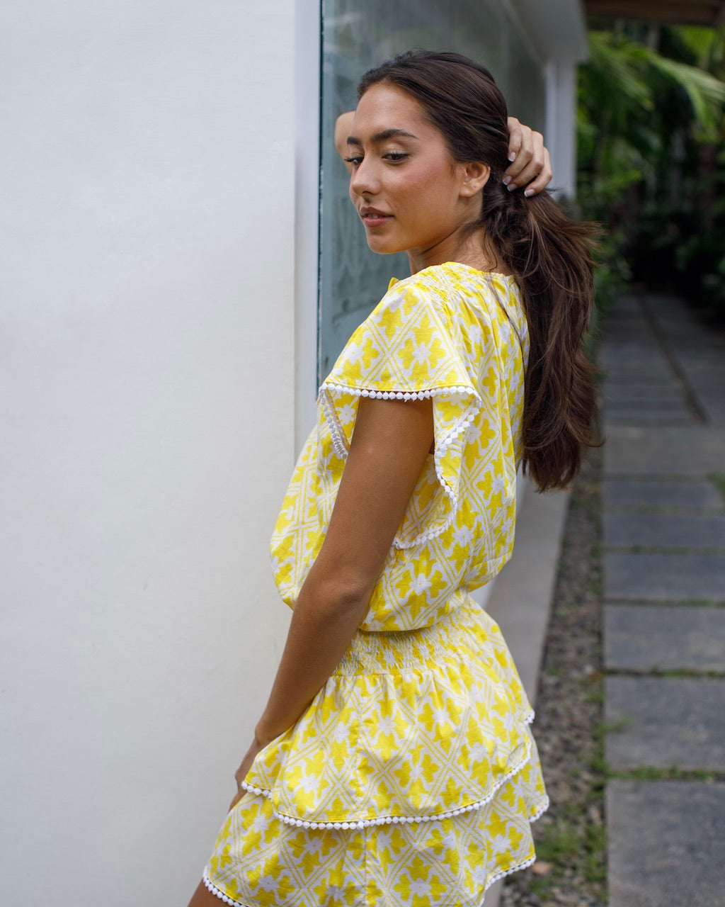 Saffie Kaftan - Yellow Regency Cotton