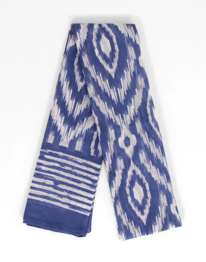 Blue Aztec Scarf