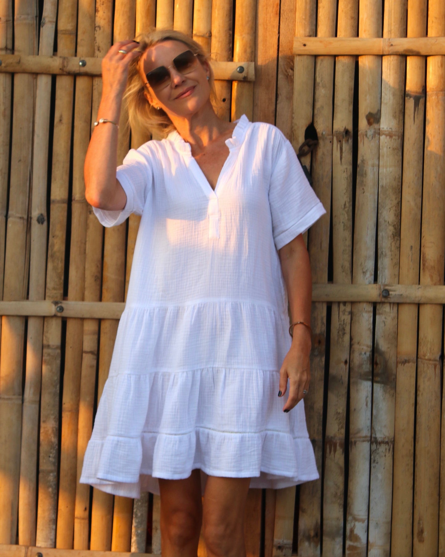Tina dress - White