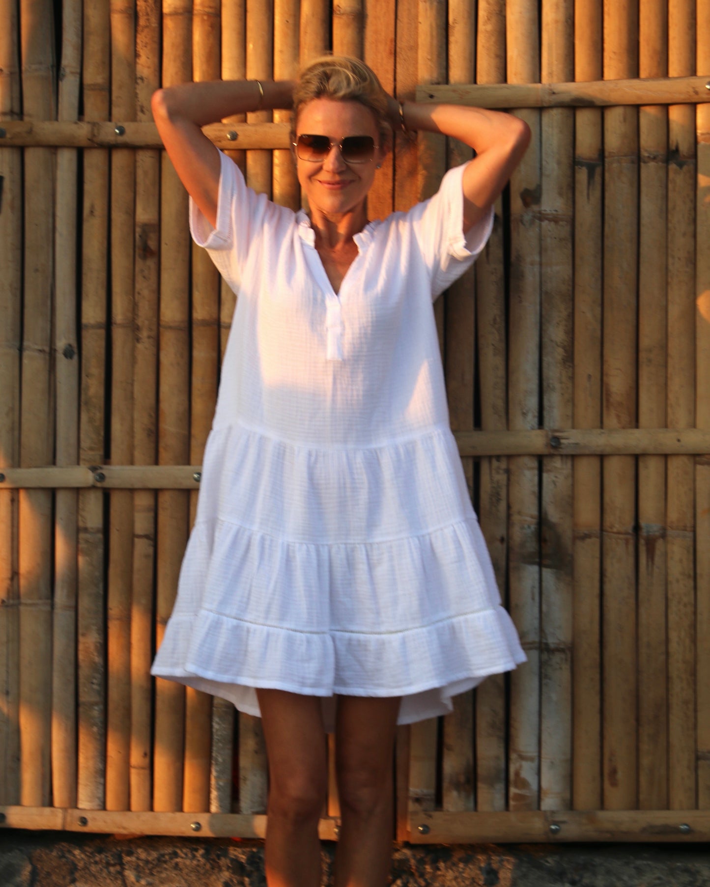 Tina dress - White