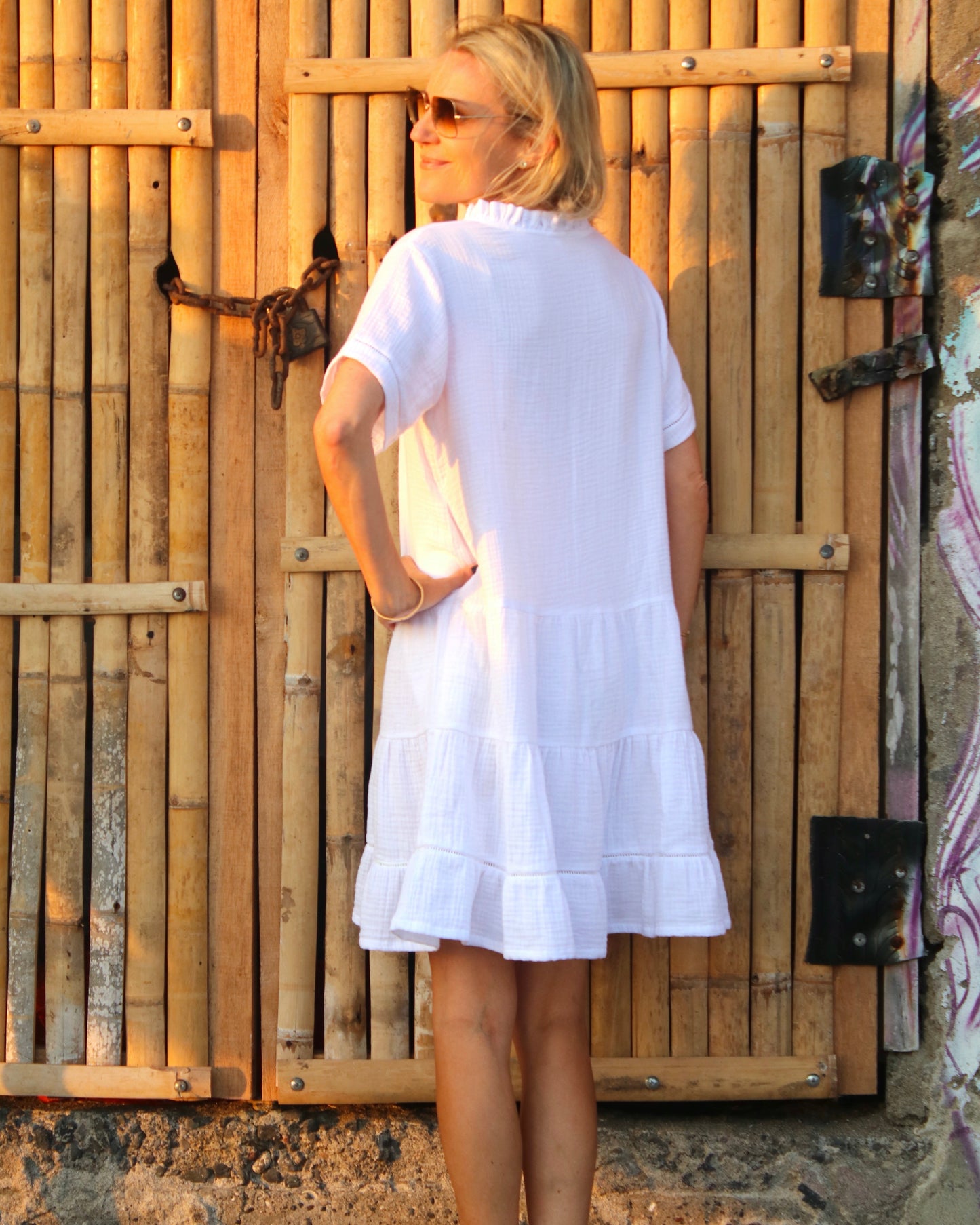 Tina dress - White