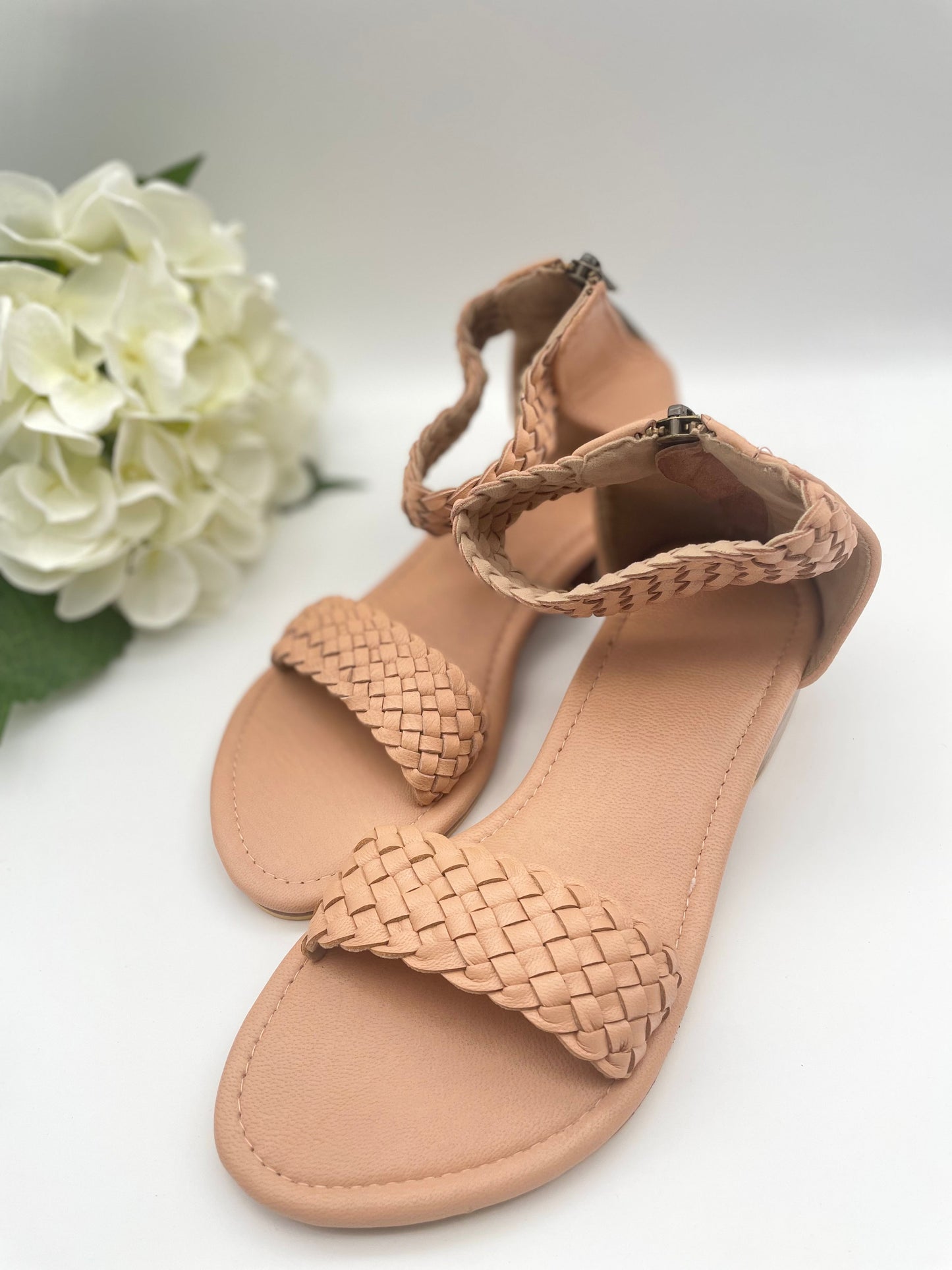 Bahama Sandal - Nude Block Heel